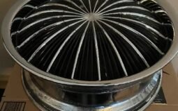 Rev Laced Black and Chrome 20″X7.5″X 5 Universal fit Wheels