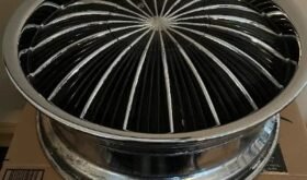 Rev Laced Black and Chrome 20″X7.5″X 5 Universal fit Wheels