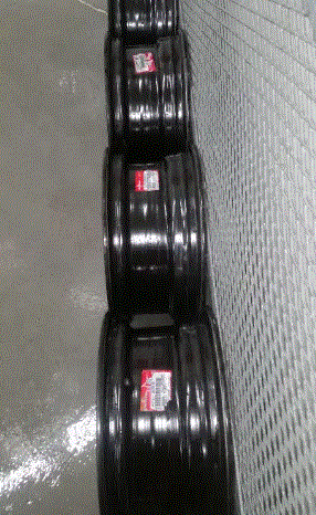 
								Set of four Honda 16X7J inch 5X114.3mm (4.5 in) steel rims full									