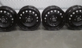 Set of four Honda 16X7J inch 5X114.3mm (4.5 in) steel rims