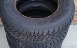 Set of four 195/70/R14 Good Year Nordic Winter tires.