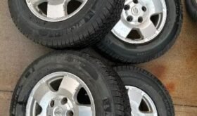 Toyota Tundra rims with Michelin LTX winter tires