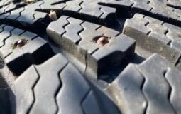 Two Goodyear Nordic 195/65R15 winter tires