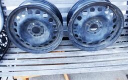 2 STEEL RIMS WITH SENSORS 16″ 5X110, USED ONE SEASON
