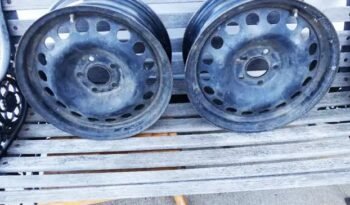 
										2 STEEL RIMS WITH SENSORS 16″ 5X110, USED ONE SEASON full									