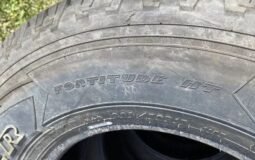 Four Goodyear Wrangler Fortitude 265/70R17 tires