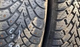 Two Goodyear Nordic 195/65R15 winter tires