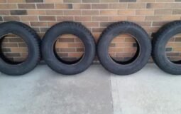 Set of four 195/70/R14 Good Year Nordic Winter tires.