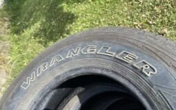 Four Goodyear Wrangler Fortitude 265/70R17 tires