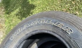 Four Goodyear Wrangler Fortitude 265/70R17 tires