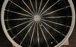 Rev Laced Black and Chrome 20″X7.5″X 5 Universal fit Wheels