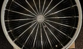 Rev Laced Black and Chrome 20″X7.5″X 5 Universal fit Wheels