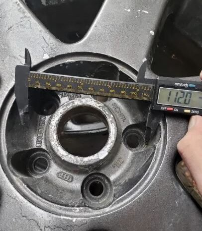 
								TWO 17″ Audi factory rims, black finish, 7 1/2″ width full									