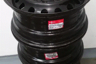 
										Set of four Honda 16X7J inch 5X114.3mm (4.5 in) steel rims full									