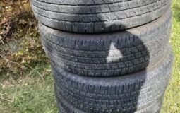 Four Goodyear Wrangler Fortitude 265/70R17 tires