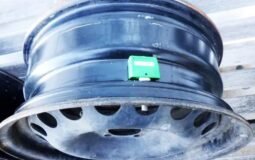 2 STEEL RIMS WITH SENSORS 16″ 5X110, USED ONE SEASON