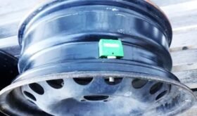 2 STEEL RIMS WITH SENSORS 16″ 5X110, USED ONE SEASON