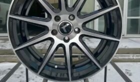 18×8 Brand new 18” wheels kraze kr194 black machined 5×114.3