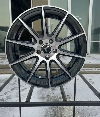 
								18×8 Brand new 18” wheels kraze kr194 black machined 5×114.3 full									
