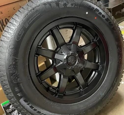 
								New 2010-2024 GMC 1500, Chevy 1500, Ford F150 Fuel black rims full									