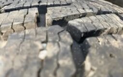 Three Nokian 235/70R16 winter tirestires