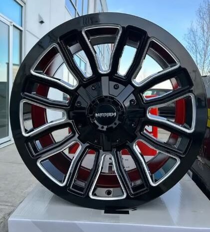 
								Mayhem 20” brand new gloss black milled 8×6.5 OR 8×170 rims full									