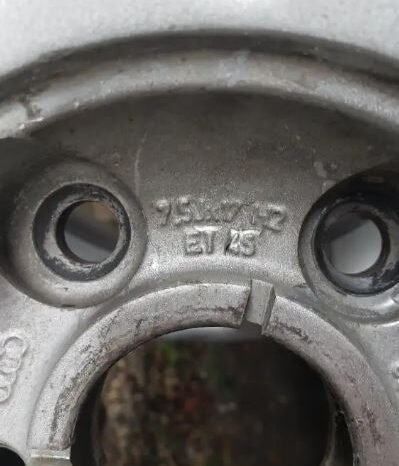 
								17″ Audi factory rims, full set, 5-spoke full									