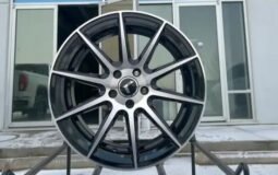 18×8 Brand new 18” wheels kraze kr194 black machined 5×114.3