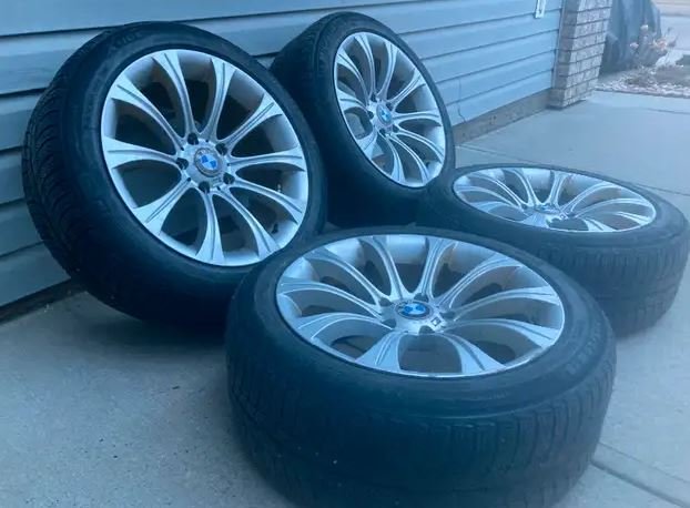 18 inch BMW rims and Michelin tires