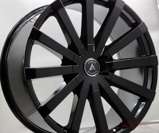 
								22″ GLOSS BLACK RIMS – FULL SET full									