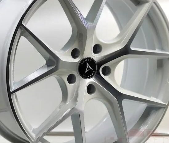 
								20″ ARMED SNIPER! WHITE with MACHINED FACE! SICK FINISH! full									