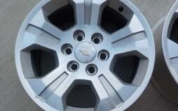 2019 Chevy 1500 alum. OEM 18″x 6 bolt x 5 spoke rims