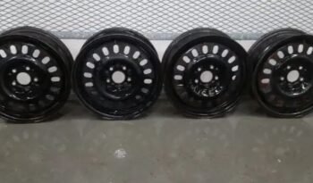 
										Set of four 5X108mm (4.25in.) – 16in. X 6in. J steel rims. full									