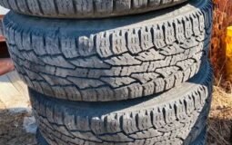 Four Nokian Rotiva 245/70R17 tires and rims
