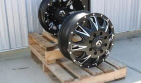 17×6.5 Fuel Throttle D513 Matte Black And Milled Dually Wheels