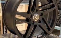 17×8 Kraze Milano KR195 Satin Black Wheels 5×114.3