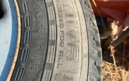 Four Nokian Rotiva 245/70R17 tires and rims