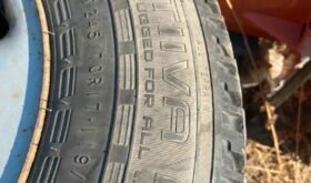 Four Nokian Rotiva 245/70R17 tires and rims