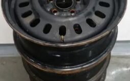 Set of four 5X108mm (4.25in.) – 16in. X 6in. J steel rims.