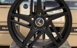 17×8 Kraze Milano KR195 Satin Black Wheels 5×114.3