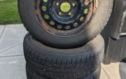 Bridgestone Blizzak WS80 Winter Tires and Steel Wheels 195/65R15