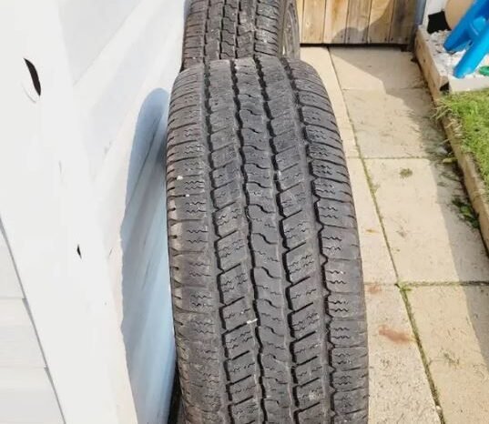 
								Two Goodyear tires full									