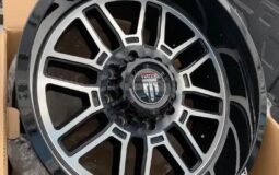 20×10 American truxx 1915 black machined 8×6.5 – 8×165.1 wheels