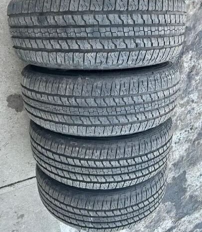 
								Goodyear 275/65/18 wrangler fortitude takeoffs Brand new 18” full									