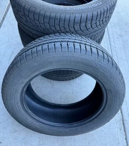 
								Nokian WRG4 all weather tires 225/55R17, very good condition full									