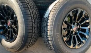 
										New 1995-2024 GMC Sierra AT4x black rims N Firestone Winter tire full									